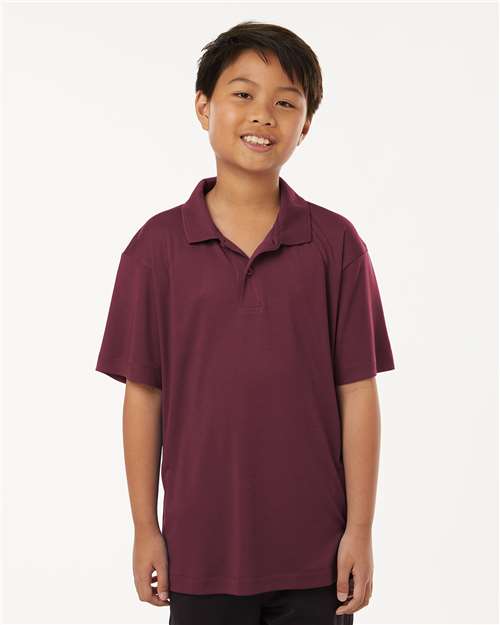 Youth Pro-Lock Performance Polo - Maroon