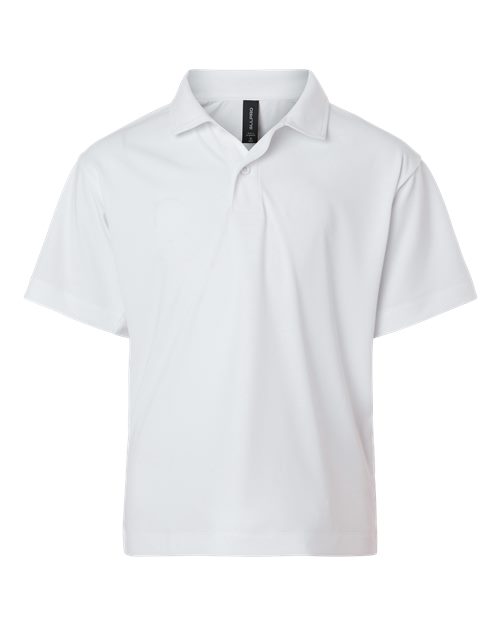 Youth Pro-Lock Performance Polo - White