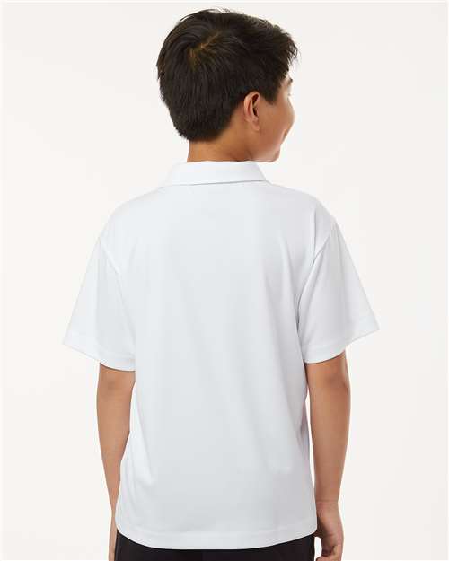 Youth Pro-Lock Performance Polo - White
