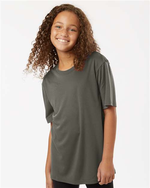 Youth Pro-Lock Performance T-Shirt - Charcoal