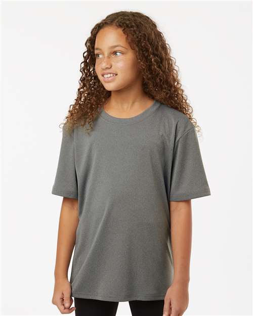 Youth Pro-Lock Performance T-Shirt - Heather Granite