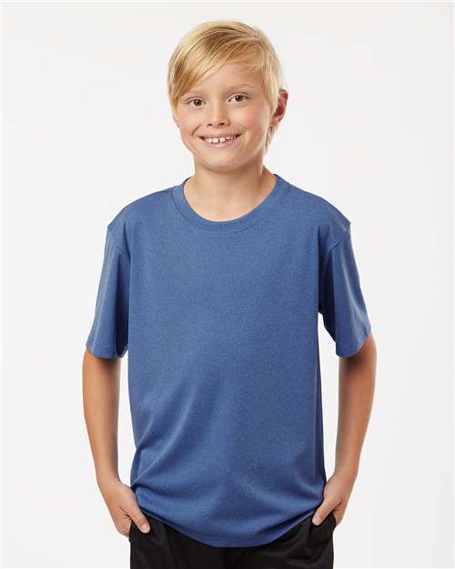 Youth Pro-Lock Performance T-Shirt - Heather Royal