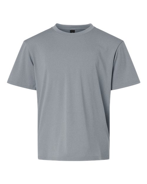 Youth Pro-Lock Performance T-Shirt - Heather Steel