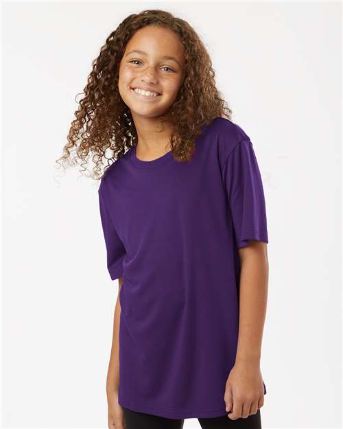 Youth Pro-Lock Performance T-Shirt - Purple