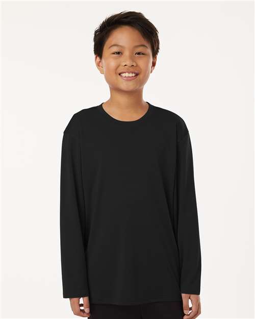Youth Pro-Lock Performance Long Sleeve T-Shirt - Black