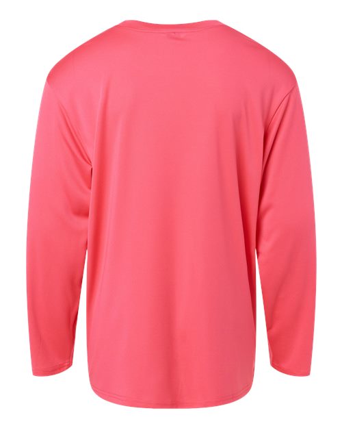 Youth Pro-Lock Performance Long Sleeve T-Shirt - Bright Pink
