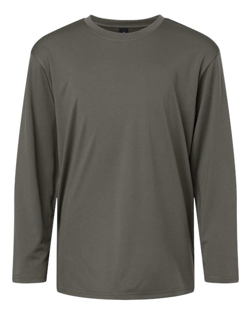 Youth Pro-Lock Performance Long Sleeve T-Shirt - Charcoal