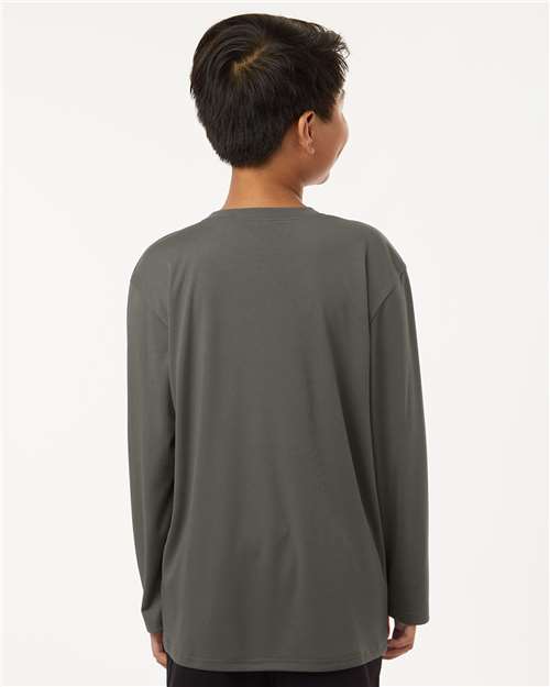 Youth Pro-Lock Performance Long Sleeve T-Shirt - Charcoal