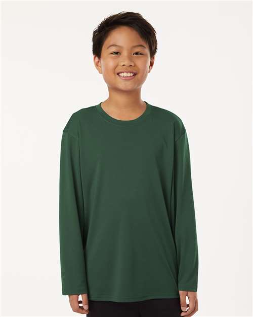 Youth Pro-Lock Performance Long Sleeve T-Shirt - Forest Green