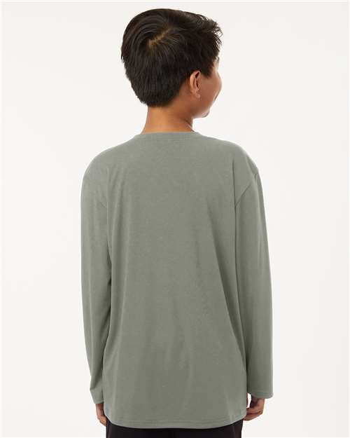 Youth Pro-Lock Performance Long Sleeve T-Shirt - Greystone