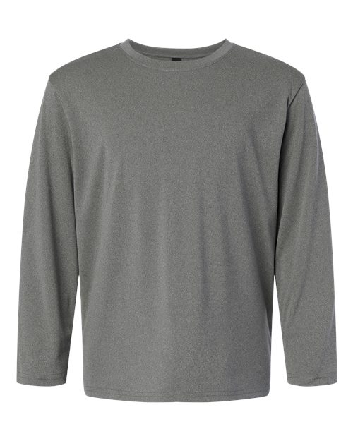 Youth Pro-Lock Performance Long Sleeve T-Shirt - Heather Granite