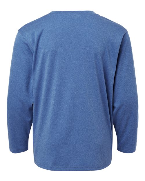 Youth Pro-Lock Performance Long Sleeve T-Shirt - Heather Royal