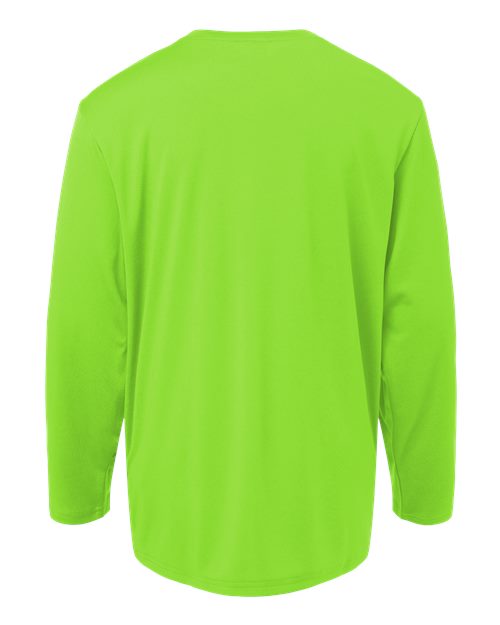 Youth Pro-Lock Performance Long Sleeve T-Shirt - Lime