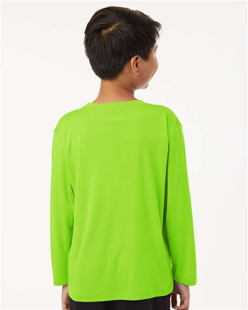 Youth Pro-Lock Performance Long Sleeve T-Shirt - Lime