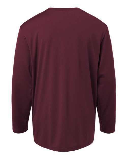 Youth Pro-Lock Performance Long Sleeve T-Shirt - Maroon