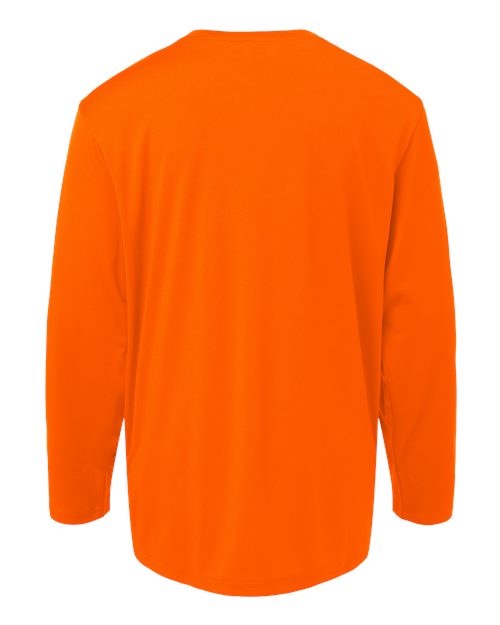 Youth Pro-Lock Performance Long Sleeve T-Shirt - Neon Orange
