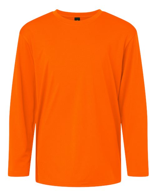 Youth Pro-Lock Performance Long Sleeve T-Shirt - Neon Orange