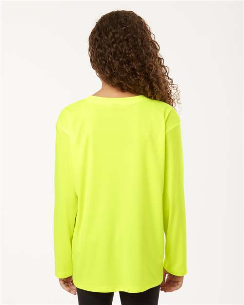 Youth Pro-Lock Performance Long Sleeve T-Shirt - Neon Yellow