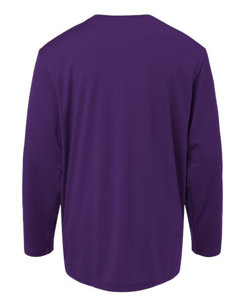 Youth Pro-Lock Performance Long Sleeve T-Shirt - Purple