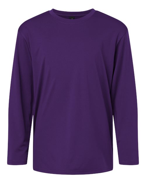 Youth Pro-Lock Performance Long Sleeve T-Shirt - Purple