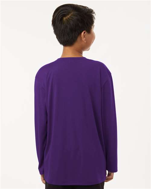 Youth Pro-Lock Performance Long Sleeve T-Shirt - Purple