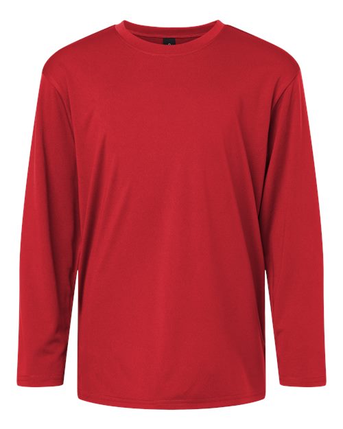 Youth Pro-Lock Performance Long Sleeve T-Shirt - Red