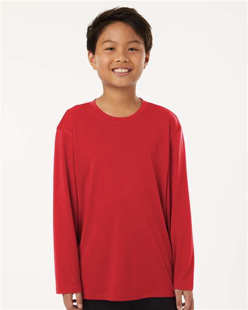 Youth Pro-Lock Performance Long Sleeve T-Shirt - Red