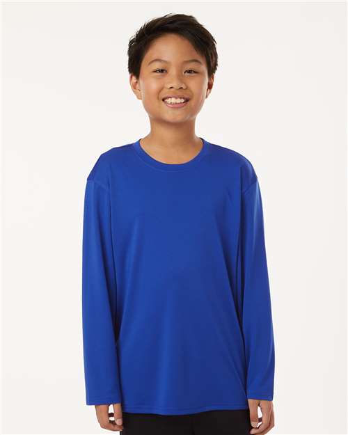 Youth Pro-Lock Performance Long Sleeve T-Shirt - Royal