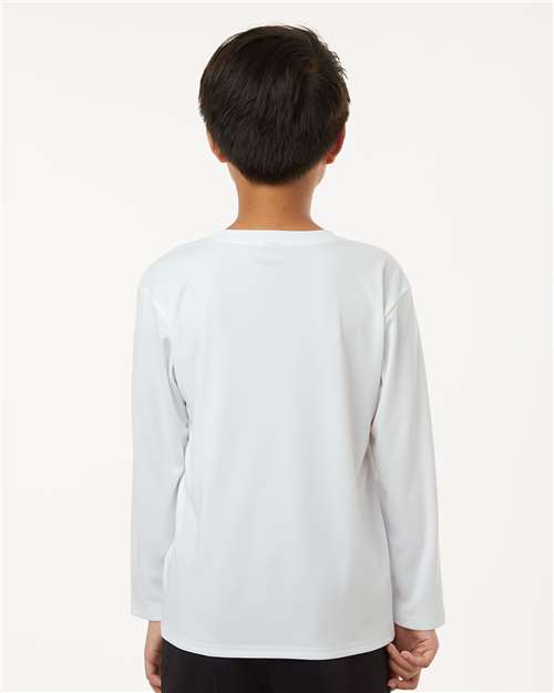 Youth Pro-Lock Performance Long Sleeve T-Shirt - White