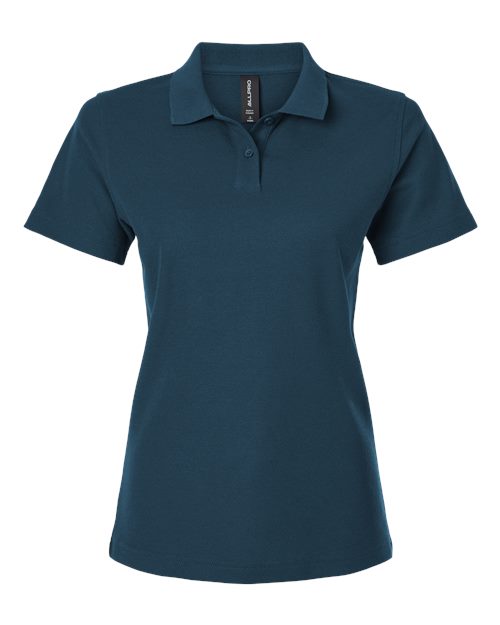 Women's Pique Polo - Atlantic Blue