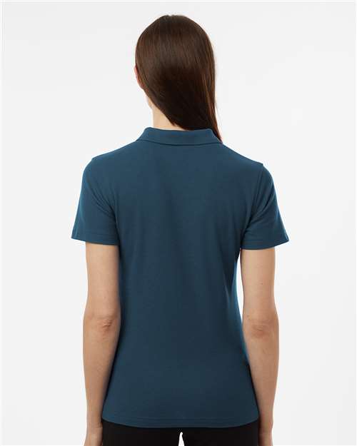 Women's Pique Polo - Atlantic Blue