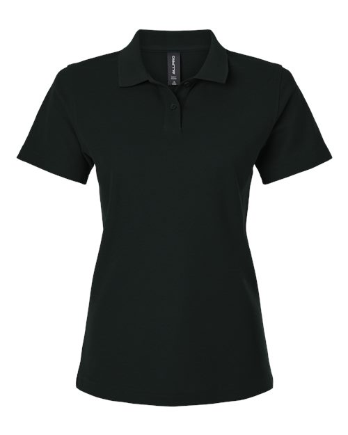 Women's Pique Polo - Black