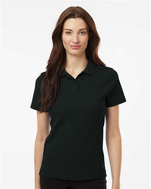 Women's Pique Polo - Black