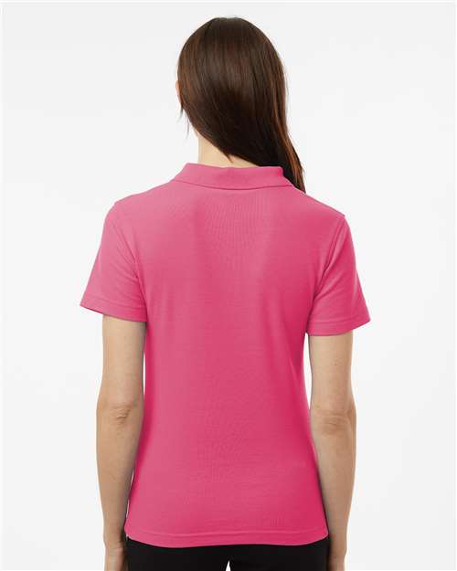 Women's Pique Polo - Bright Pink