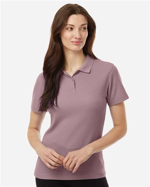 Women's Pique Polo - Deep Lavender