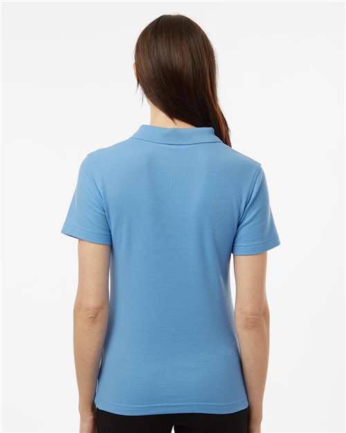 Women's Pique Polo - Carolina Blue