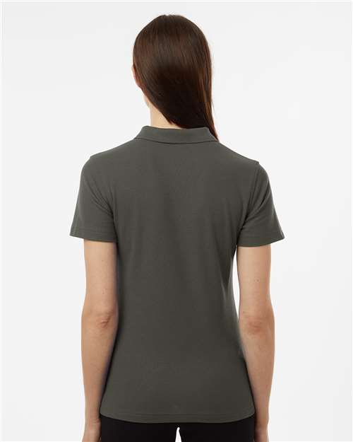 Women's Pique Polo - Charcoal