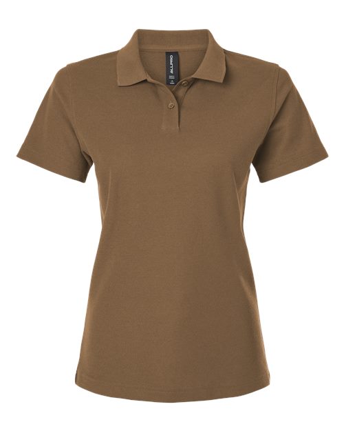 Women's Pique Polo - Cigar