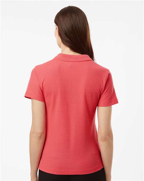 Women's Pique Polo - Coral