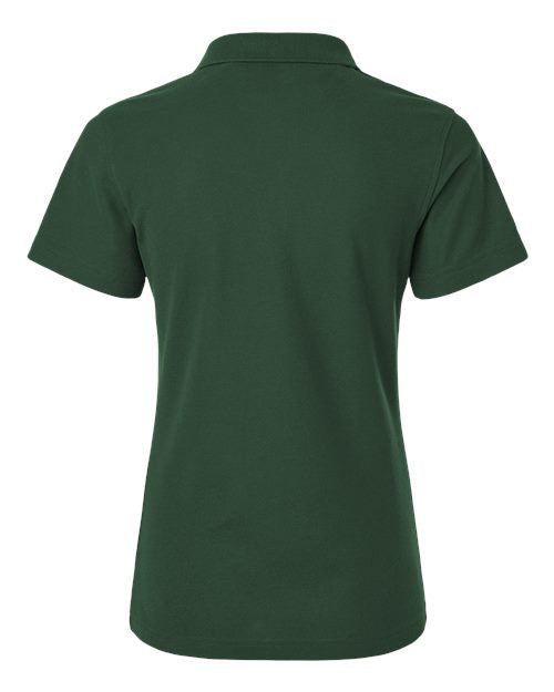 Women's Pique Polo - Forest Green