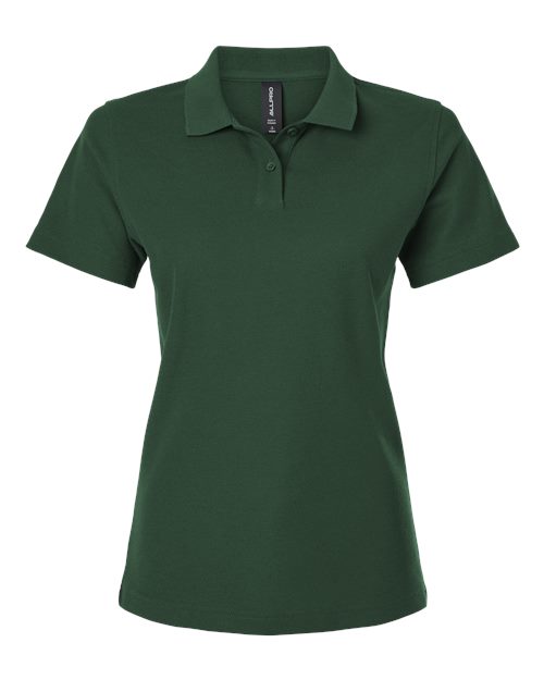 Women's Pique Polo - Forest Green