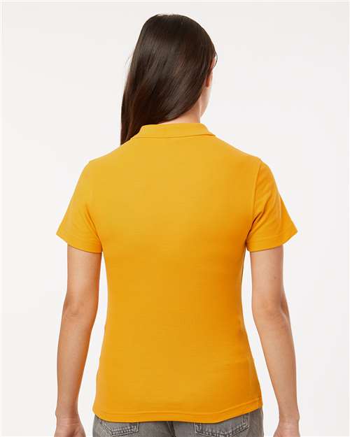 Women's Pique Polo - Gold