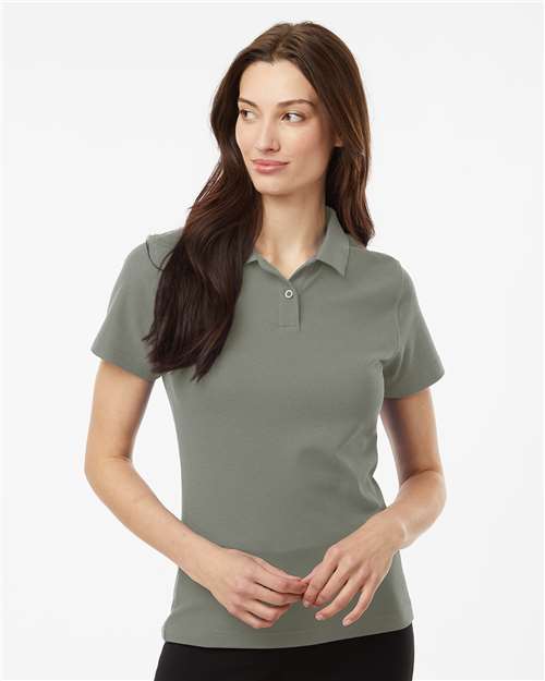 Women's Pique Polo - Greystone