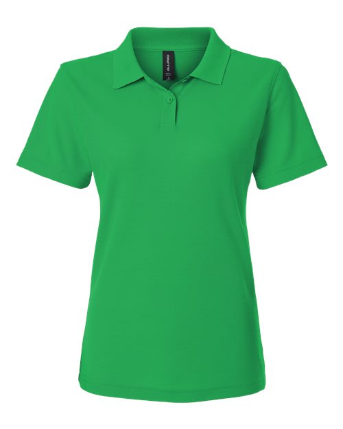Women's Pique Polo - Kelly Green