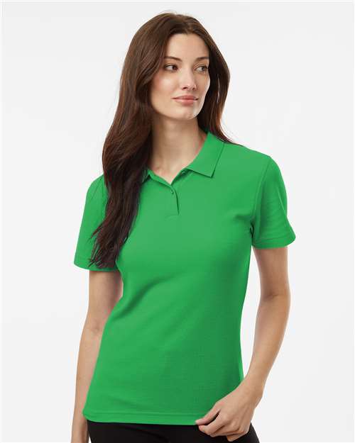 Women's Pique Polo - Kelly Green