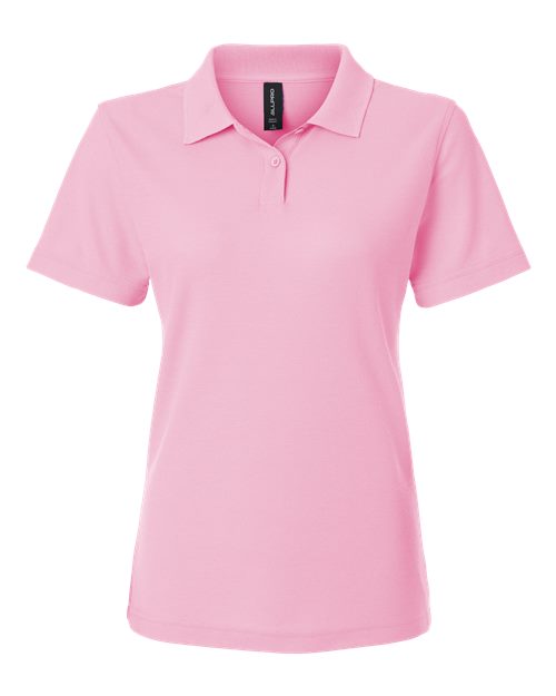 Women's Pique Polo - Light Pink