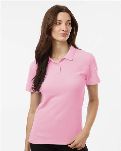 Women's Pique Polo - Light Pink