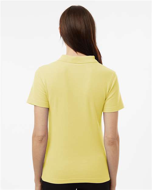 Women's Pique Polo - Light Yellow