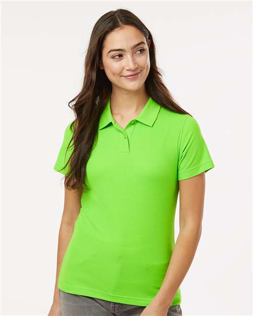 Women's Pique Polo - Lime