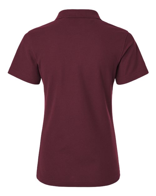 Women's Pique Polo - Maroon